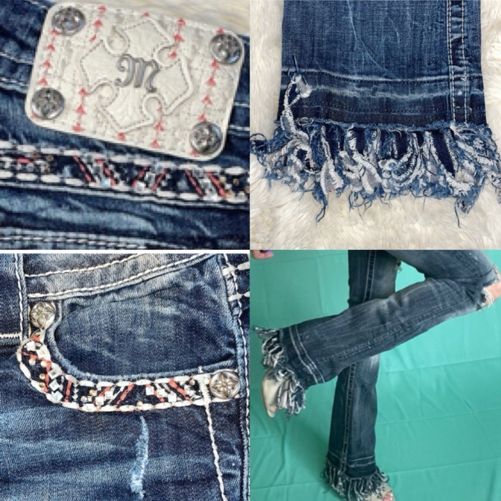 Miss me signature boot, cut size 25 jeans - Picture 15 of 17